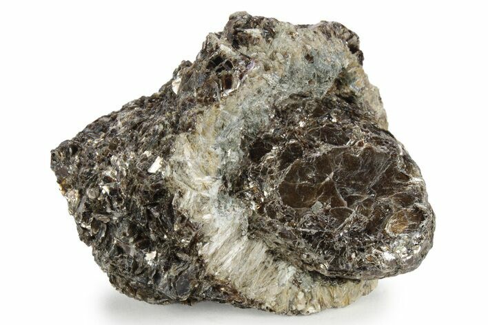 Fibrous Anthophyllite on Phlogopite (Hermanov Sphere) #239626